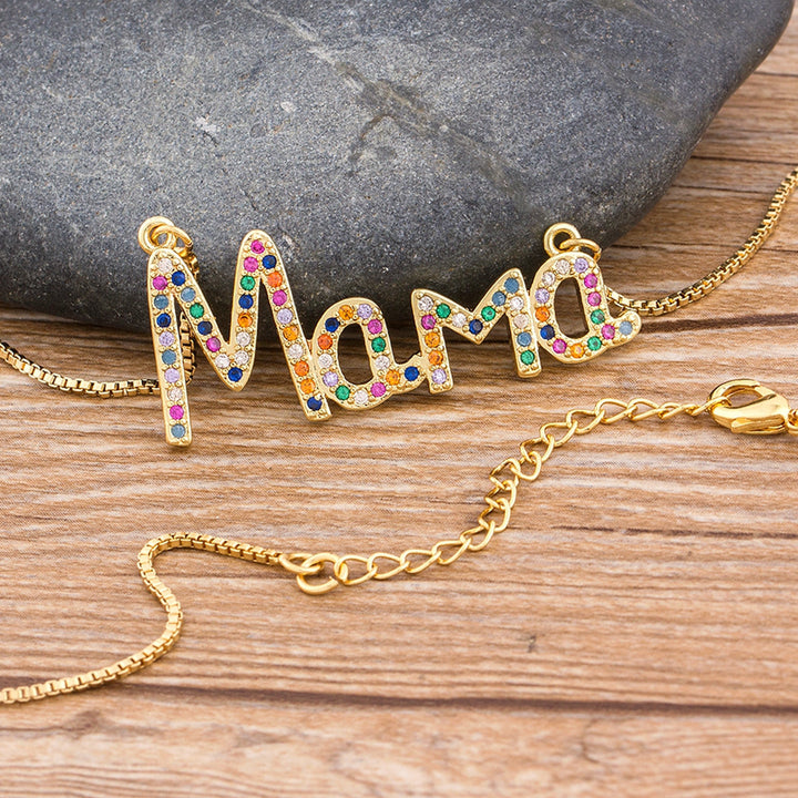 Kristall-Halskette & Armband - Für meine Mama