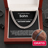 Cuban Chain an meinen Sohn + Cuban Armband GRATIS