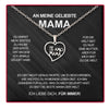 Te amo Mama Halskette - Mit echter Rose