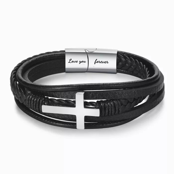 Kreuz Armband - An meinen einzigartigen Sohn
