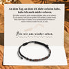 Morse-Code Armband - Der Tag, an dem ich dich verlor
