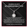Sterling Silber Halskette - Mit echter Rose - Schwiegermutter