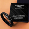 Luxus Lederarmband - An meinen geliebten Papa