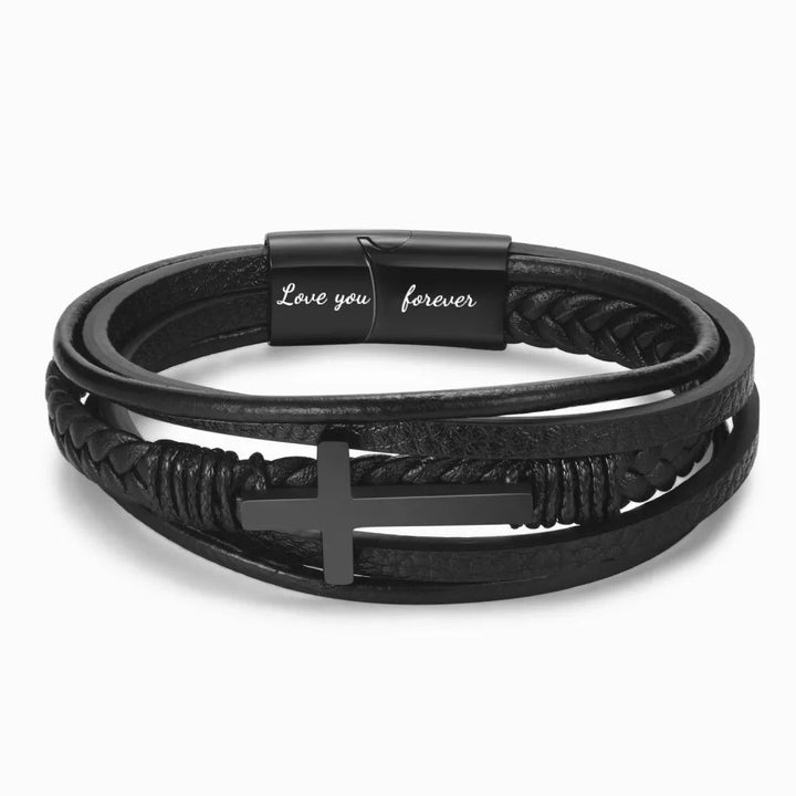 Kreuz Armband - An meinen einzigartigen Sohn