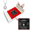 Sterling Silber Halskette - Luxus Rosenbox - An meinen Schatz