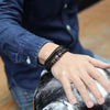 Luxus Leder Armband - An meinen geliebten Sohn