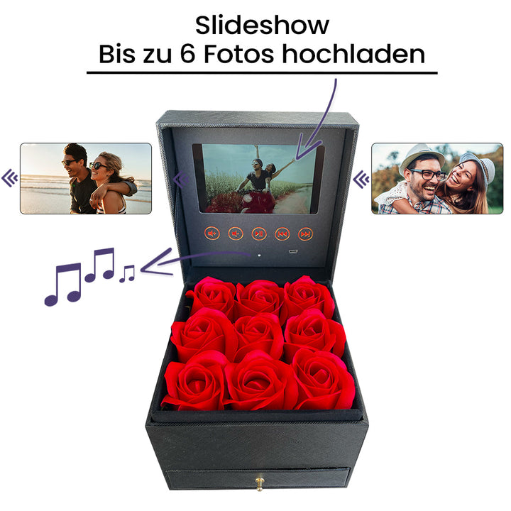 Sterling Silber Halskette - Slideshow personalisierbar - An meinen Schatz