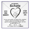 Sterling Silber Halskette mit Rosen Geschenkbox