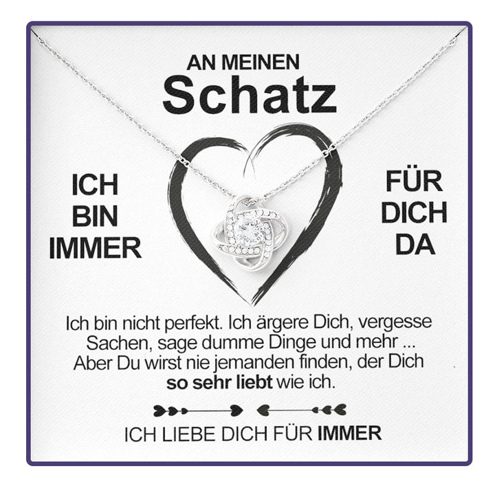 Sterling Silber Halskette mit Rosen Geschenkbox