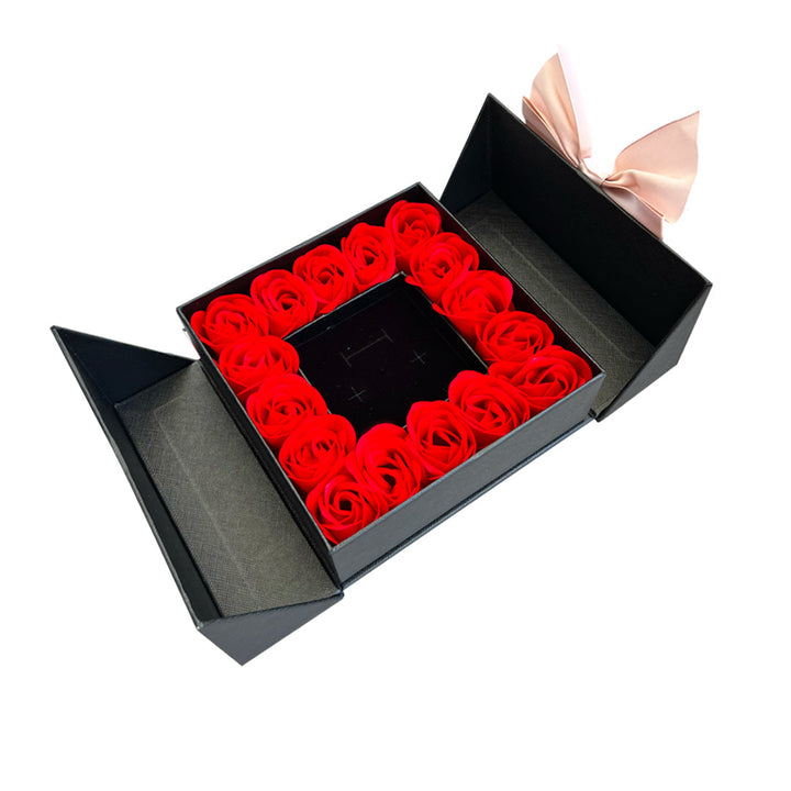 Luxus-Geschenkbox mit echter Rose