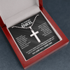 Luxus Kreuz Halskette - An meinen Enkel