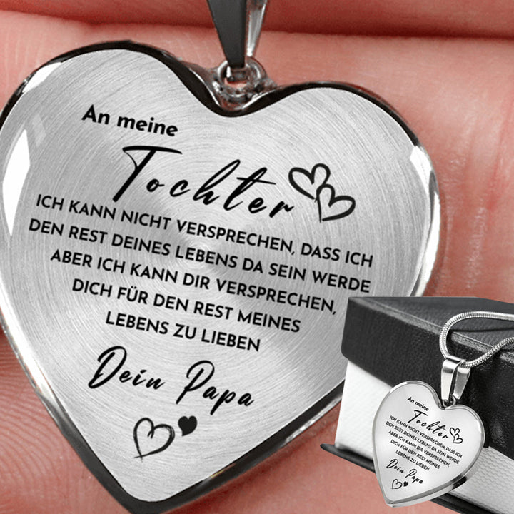 Herz Halskette - Für meine Tochter von Papa