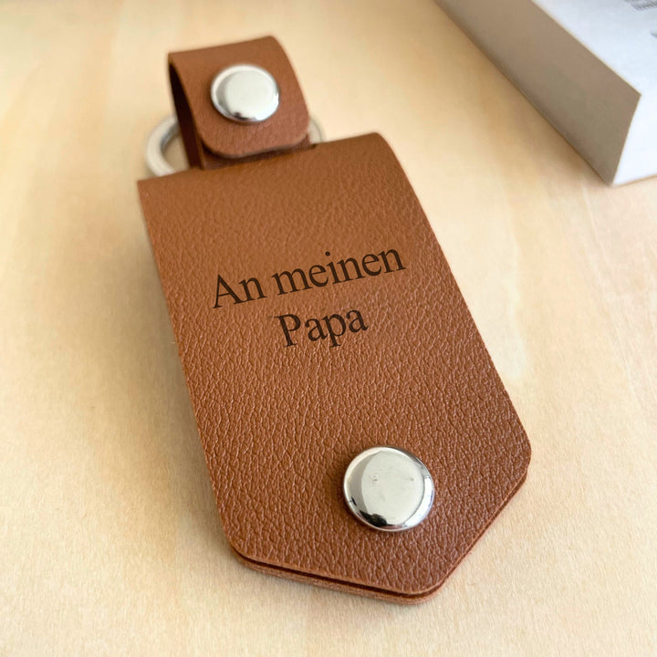 Personalisierter Foto-Schlüsselanhänger - An meinen Papa