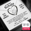Sterling Silber Halskette Schatz + Ohrringe GRATIS