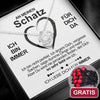 Halskette für meinen Schatz + 10 Stk. Rosen GRATIS