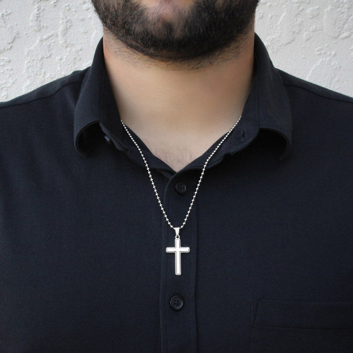 Luxus Kreuz Halskette - An meinen Papa