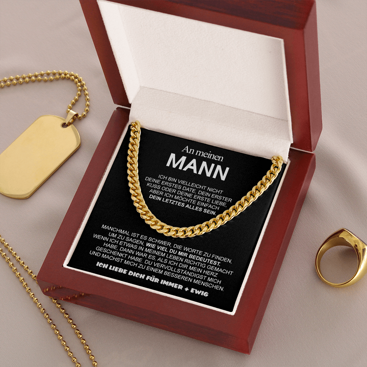 Cuban Chain an meinen Mann - Cuban Armband GRATIS