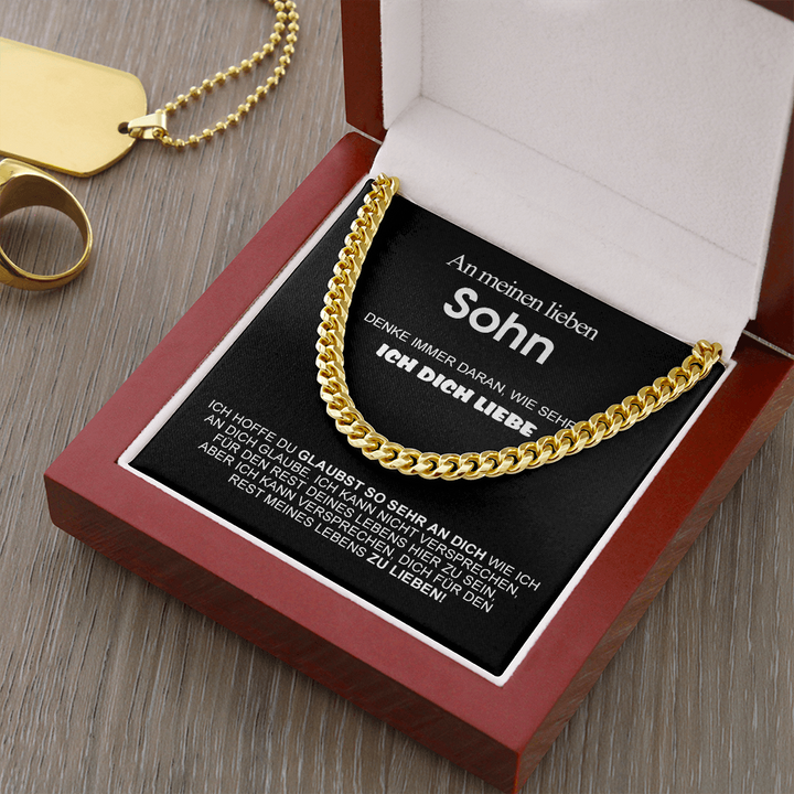 Cuban Necklace an meinen Sohn + Cuban Armband GRATIS