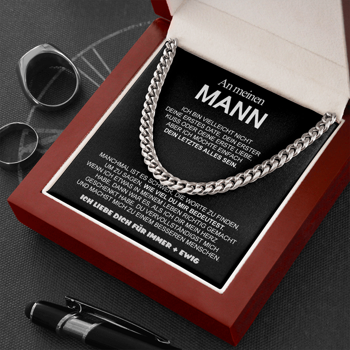 Cuban Chain an meinen Mann - Cuban Armband GRATIS