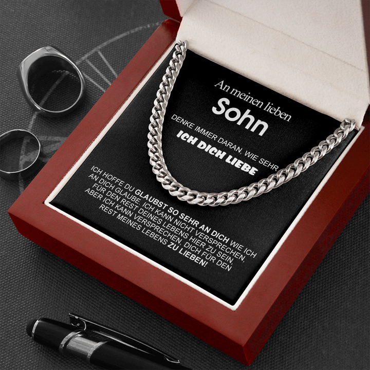 Cuban Necklace an meinen Sohn + Cuban Armband GRATIS