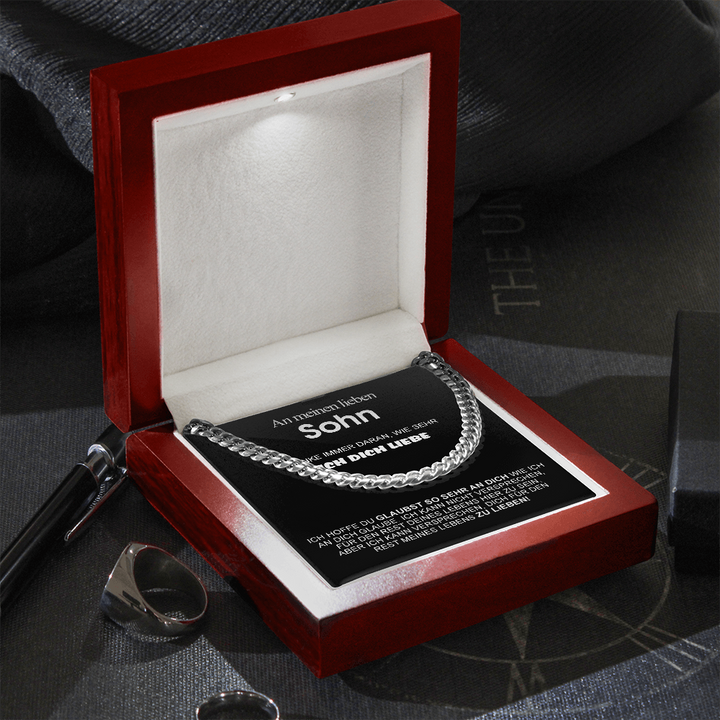 Cuban Necklace an meinen Sohn + Cuban Armband GRATIS