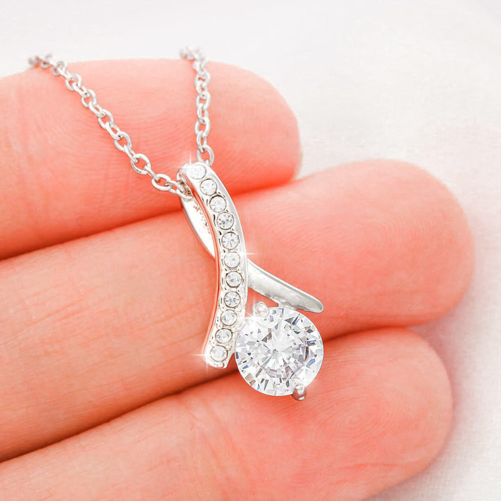 Sterling Silber Halskette - An unsere Tochter von Mama