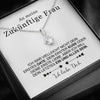 Sterling Silber Halskette - An meine zukünftige Frau