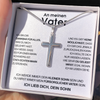 Luxus Kreuz Halskette - An meinen Vater