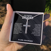 Luxus Kreuz Halskette - An meinen Bruder