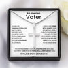 Luxus Kreuz Halskette - An meinen Vater