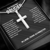 Luxus Kreuz Halskette - An meinen Bruder
