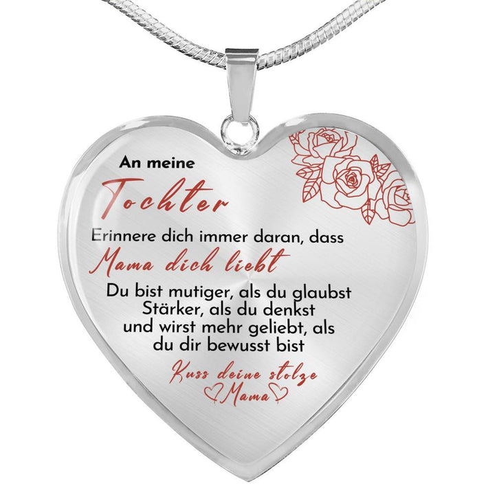Herz Halskette - Mama liebt Dich