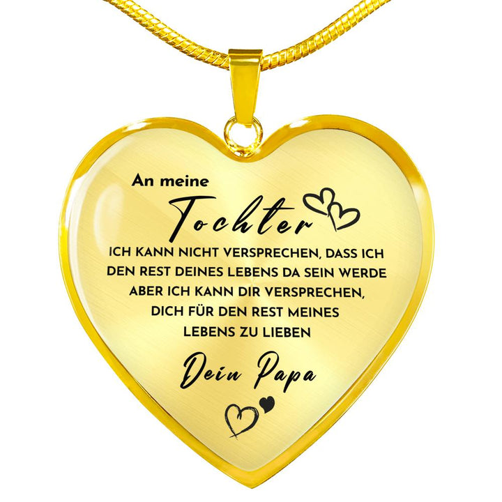 Herz Halskette - Für meine Tochter von Papa
