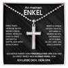 Luxus Kreuz Halskette - An meinen Enkel