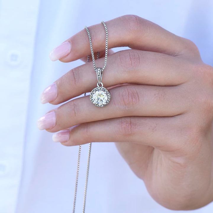 Sterling Silber Halskette - Mit echter Rose - Schwiegermutter