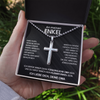 Luxus Kreuz Halskette - An meinen Enkel