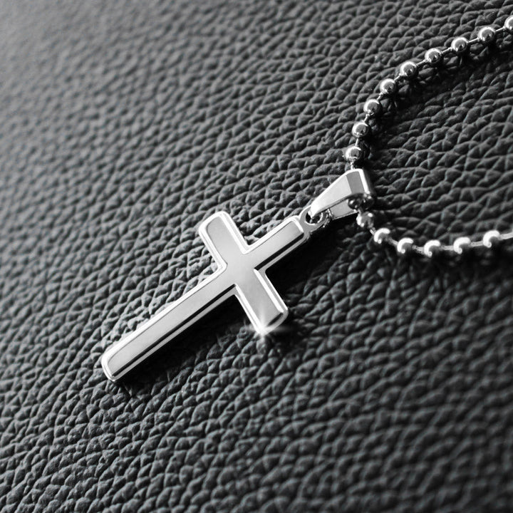 Luxus Kreuz Halskette - An meinen Enkel