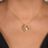 Sterling Silber Halskette- echte Rose - An meinen Schatz