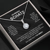 Sterling Silber Halskette - An meinen lieben Schatz