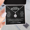 Sterling Silber Halskette Schatz + Armband GRATIS