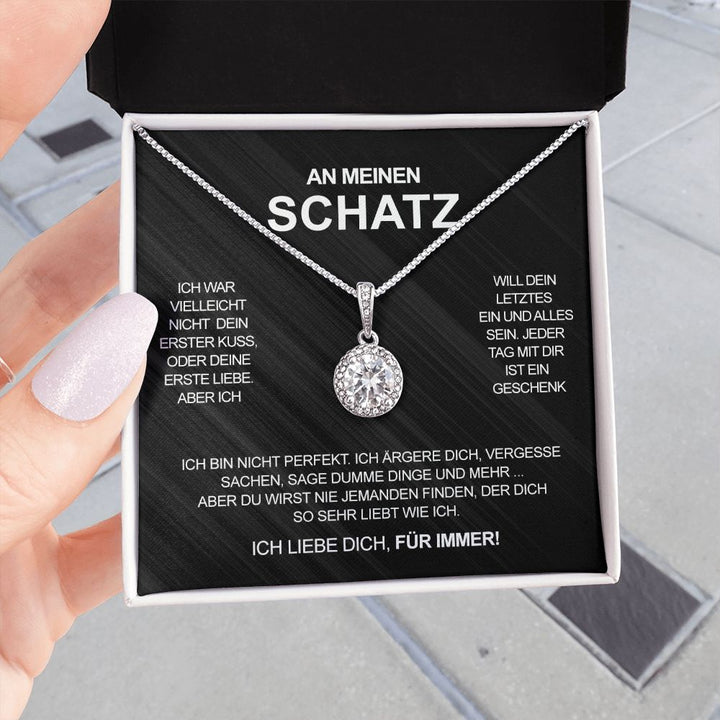 Sterling Silber Halskette Schatz + Armband GRATIS