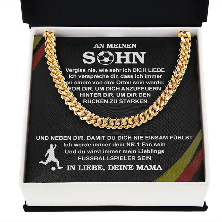 Fußball Cuban Chain - An meinen Sohn