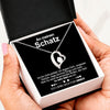 Sterling Silber Halskette - An meinen Schatz - Ich liebe dich