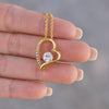 Sterling Silber Halskette - An meinen Schatz - Ich liebe dich