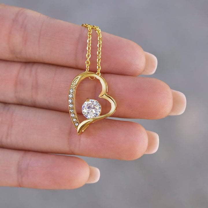 Sterling Silber Halskette - An meinen Schatz - Ich liebe dich