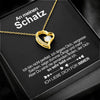Sterling Silber Halskette - An meinen Schatz - Ich liebe dich