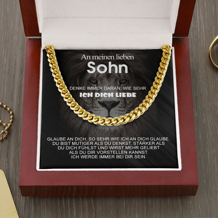 Cuban Chain - An meinen Sohn - Glaube an dich