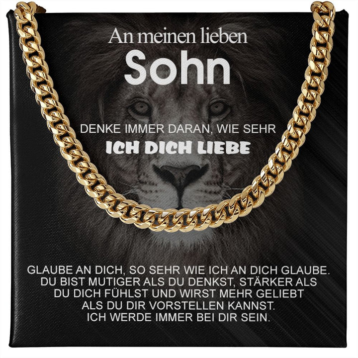 Cuban Chain - An meinen Sohn - Glaube an dich