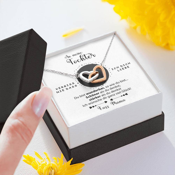 Silber Halskette - Tochter von Mama + Armband GRATIS