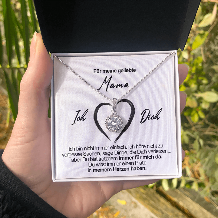 Sterling Silber Halskette - An meine geliebte Mama